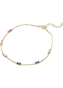 Firetti Damen Armband "Schmuck Geschenk Silber 925 Armschmuck Armkette Rainbow", Silber 925 (Sterlingsilber), bunt, Silber 925 (Sterlingsilber),