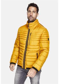 NEW CANADIAN Herren Steppjacke, gelb, sportlich, Gr. 62, unifarben, 100% Polyester, Jacken, mit leichter Wattierung