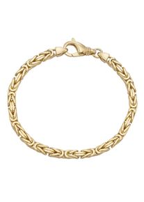 Firetti Herren Armband "Schmuck Geschenk Silber 925 Armschmuck Armband Königskette", 19, Silber 925 (Sterlingsilber), gold, Silber 925
