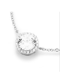 Smart Jewel Damen Collier "Traumhaft mit Zirkoniastein, Silber 925", 45cm, Silber 925 (Sterlingsilber), silber, Silber 925 (Sterlingsilber),
