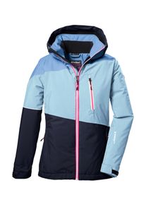 Killtec Kinder Skijacke "KSW 331 GRLS SKI JCKT", blau, sportlich, Gr. 140, Oberstoff: 100% Polyester, Futter: 100% Polyester, Wattierung 1: 100%