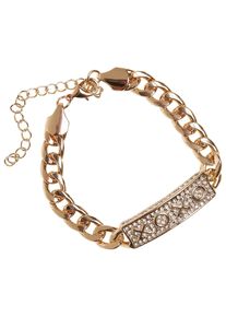Urban Classics Damen Bettelarmband "Urban Classics Unisex XOXO Bracelet", S/M, Eisen, gold, Eisen, Armbänder