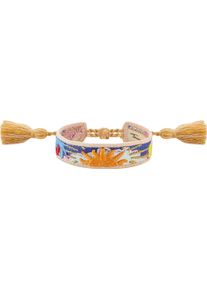 Thomas Sabo Damen Armband "Festival Look, ACC0047-302-7-L24V", 24, Polyester, bunt, Polyester, Armbänder