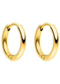 PURELEI Damen Paar Creolen "Schmuck Geschenk Spirit Ohrringe, 2143", Edelstahl, gold, Edelstahl, Ohrringe