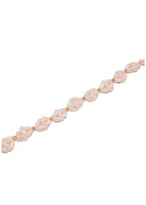 Firetti Damen Collier "Schmuck Geschenk Halsschmuck Halskette Edelstein Farbstein", Messing-Perlen, L: 50cm B: 10mm, gold, Messing, Perlen, B:10mm,