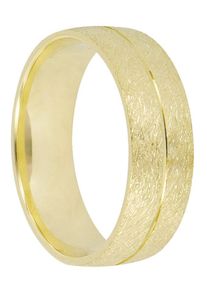 Firetti Trauring "Schmuck Geschenk Gold 375 Hochzeit Ehering Trauring "LIEBE"", 21, ohne Brillant, Gelbgold 585, 6mm, gold, Gelbgold 585,