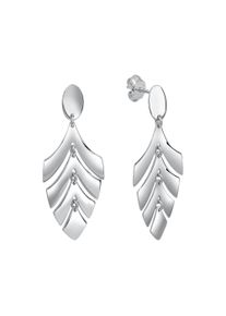 Vivance Damen Paar Ohrstecker "925 Silber rhodiniert poliert", ONE-SIZE, Silber 925 (Sterlingsilber), weiß, Silber 925 (Sterlingsilber), Ohrringe