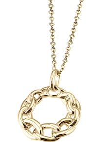 Firetti Damen Kette mit Anhänger "Schmuck Geschenk Silber 925 Halsschmuck Halskette Kreis Kettenglieder", Silber 925 (Sterlingsilber), L: 45cm B:
