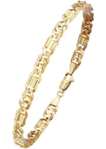 Firetti Damen Armkette "Schmuck Geschenk Silber 925 Armschmuck Armkette Rebhunaugenkette", 19, Gelbgold 375, gold, Gelbgold 375, Armbänder