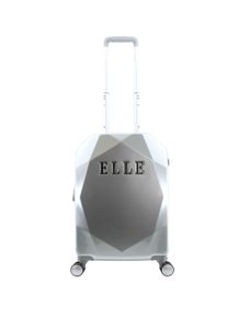 ELLE Koffer "Diamond", silber, Koffer, mit vollständig gefüttertem Innenraum