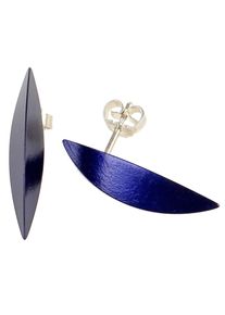 DeMarie Damen Paar Ohrstecker "eloxiertes Aluminium", blau, Metall, Ohrringe