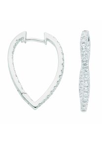 Adelia´s ADELIA ́S Damen Paar Creolen "Damen Silberschmuck", Damen, Silber 925 (Sterlingsilber), silber, Silber 925 (Sterlingsilber), Ohrringe, 925 Sterling