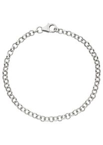 Jobo Damen Armband, Silber 925 (Sterlingsilber), silber, Silber 925 (Sterlingsilber), Armbänder, 925 Silber für Charms 19 cm
