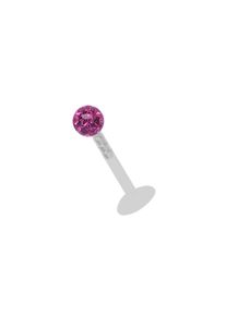 Adelia´s ADELIA ́S Damen Dehnschnecke "Piercing Ohrpiercing", pink, modisch, Titan, Piercings, Teflon ist Allergiefrei und als Erstpiercing zugelassen