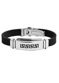 Adelia´s ADELIA ́S Herren Edelstahlarmband "Herren Armband aus Edelstahl 22,5 cm", 22,5, Edelstahl, schwarz, Edelstahl, Armbänder