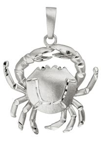 Jobo Damen Sternzeichen-Anhänger "Sternzeichen Krebs", Silber 925 (Sterlingsilber), silber, Silber 925 (Sterlingsilber), Schmuckanhänger, 925 Silber