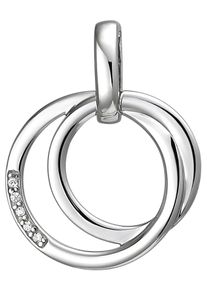 Jobo Damen Ketten-Anhänger "Anhänger mit 5 Zirkonia", Silber 925 (Sterlingsilber), silber, Silber 925 (Sterlingsilber), Schmuckanhänger, 925 Silber