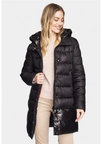 NEW CANADIAN Damen Parka, schwarz, feminin, Gr. 36, unifarben, 100% Polyester, Jacken, mit kuscheliger Kapuze