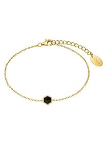 s.Oliver Damen Armband "2034896", Silber 925 (Sterlingsilber), schwarz, Silber 925 (Sterlingsilber), Armbänder, mit Zirkonia (synth.)