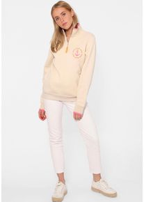 Zwillingsherz Damen Troyer ""Anker & Moin Classic"", beige, modisch, Gr. L, Sweatware, Obermaterial: 50% Baumwolle, 50% Polyester, Pullover, mit
