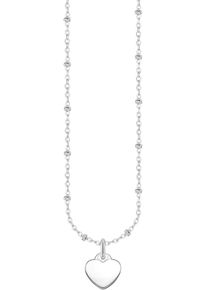 Thomas Sabo Damen Kette mit Anhänger "Schmuck Silber 925 Halskette mit Anhänger Herz, KE2287-001-21-L45v", 45, Silber 925 (Sterlingsilber), L: 45cm