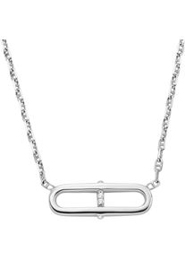 Fossil Damen Kette mit Anhänger "Schmuck Geschenk Silber 925 Halskette Heritage, JFS00636040", Silber 925 (Sterlingsilber), L: 45,5cm B: 1mm, silber,