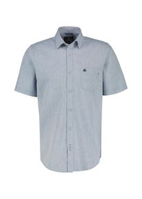 Lerros Herren Leinenhemd "Lerros Lässiges Baumwoll-Leinenhemd, unifarben", blau, Gr. S, 80% Baumwolle, 20% Leinen, Hemden