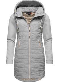 Ragwear Damen Steppmantel "Lucinda Long", beige, sportlich, Gr. XL, Obermaterial: 100% Polyester, Obermaterial Ärmel: 100% Baumwolle, Futter: 100%