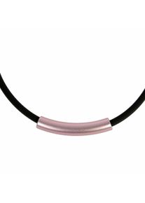 DeMarie Damen Collierkettchen "eloxierte Aluminium Collierkette", 45,0cm, Metall, L: 45cm B: 8.0mm, rosa, Metall, B:8.0mm, Halsketten