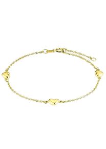 Amor Damen Armkette "Herzen, 2031153", Gelbgold 375, gold, Gelbgold 375, Armbänder