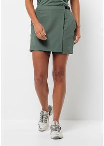 Jack Wolfskin Damen Hosenrock "WANDERMOOD SKORT W", grün, Gr. 42, OBERSTOFF: 90% POLYAMID, 10% ELASTHAN; Futter: 100% POLYESTER, Röcke