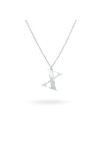 Beka & Bell BEKA & BELL Damen Kette mit Anhänger "925-Sterling Silber Glänzend 45cm", 45cm, Silber 925 (Sterlingsilber), L: 45cm, weiß, Silber 925