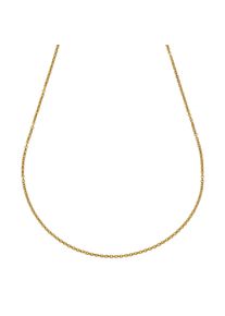 Vivance Damen Collierkettchen "Edelstahl vergoldet Ankerkette 2mm breit", 45cm, Edelstahl, L: 45cm B: 2.0mm, gelb, Edelstahl, B:2.0mm, Halsketten