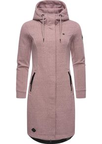 Ragwear Damen Kurzmantel "Letti Long", lila, sportlich, Gr. XL, Fleece, Obermaterial: 54% Polyester, 41% Baumwolle, 5% Viskose, Mäntel,
