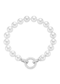 Lady Damen Armband, Perlen, weiß, Perlen, Armbänder