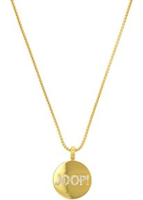 JOOP! JOOP Damen Kette mit Anhänger "2038019", Silber 925 (Sterlingsilber), L: 45cm B: 1,4mm, gold, Silber 925 (Sterlingsilber), B:1,4mm, Halsketten, mit