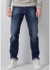 Herren Regular-fit-Jeans "RILEY", blau, modisch, Gr. 31, PETROL INDUSTRIES, Denim/Jeans, Obermaterial: 99% Baumwolle, 1% Elasthan, Jeans