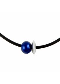 DeMarie Damen Collierkettchen "eloxiertes Aluminium", 45cm, Metall, L: 45cm B: 13.0mm, blau, Metall, B:13.0mm, Halsketten
