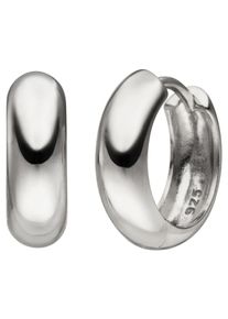 Jobo Damen Paar Creolen, Silber 925 (Sterlingsilber), silber, Silber 925 (Sterlingsilber), Ohrringe, 925 Silber