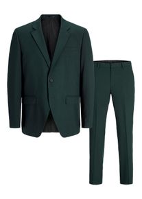 Jack & Jones JACK & JONES Herren Anzug "JPRBUSHWICK MATHEW REGULAR SUIT", grau, modisch, Gr. 46, unifarben, Web, Obermaterial: 77% Polyester, 18% Viskose, 5%