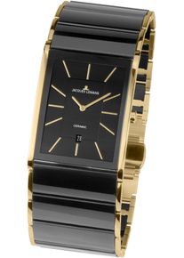 Jacques Lemans Damen Keramikuhr "Dublin", schwarz, Armbanduhren, Quarzuhr, Armbanduhr, Damenuhr, Herrenuhr, Datum, Keramikarmband