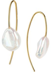 Firetti Damen Paar Ohrhaken "Schmuck Geschenk Gold 333 Ohrschmuck Ohrringe Perlen", Gelbgold 333-Perlen, gold, Gelbgold 333, Perlen, Ohrringe, Made