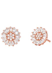 Michael Kors Damen Paar Ohrstecker "PREMIUM, HALO, BLUME, MKC1633AN", Silber 925 (Sterlingsilber), rosa, Silber 925 (Sterlingsilber), Ohrringe, mit