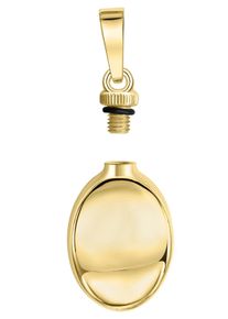 Firetti Damen Ketten-Anhänger "Schmuck Geschenk Silber 925 Erinnerungskapsel Anhänger", Silber 925 (Sterlingsilber), 2,70 g, gold, Silber 925