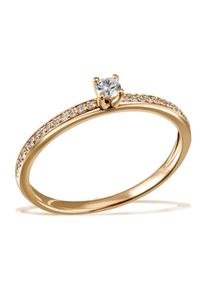 Goldmaid Damen Goldring, 18, Gelbgold 585, gold, Gelbgold 585, Fingerringe