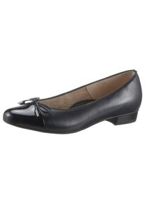 Ara Damen Pumps "BARI", Gr. 9, blau, Glattleder, Lackleder, elegant, Schuhe, mit Lackspitze