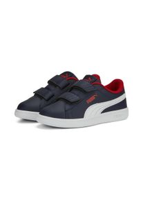 Puma Kinder Sneaker "Smash 3.0 Leather Sneakers Jugendliche", Gr. 35, blau, Obermaterial: Leder, Synthetik; Futter: Textil; Laufsohle: Gummi, Schuhe