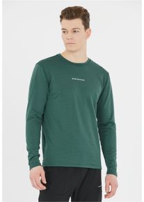 Endurance Herren Langarmshirt "Toko", grün, sportlich, Gr. XXL, unifarben, 90% Polyester, 10% Elasthan, Shirts, in dehnbarer Qualität dank