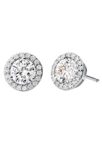 Michael Kors Damen Paar Ohrstecker "PREMIUM, MKC1035AN040", Silber 925 (Sterlingsilber), silber, Silber 925 (Sterlingsilber), Ohrringe, mit Zirkonia
