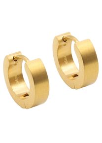 Firetti Damen Paar Ohrstecker "Schmuck Geschenk Ohrschmuck", Edelstahl, gold, Edelstahl, Ohrringe, Made in Germany
